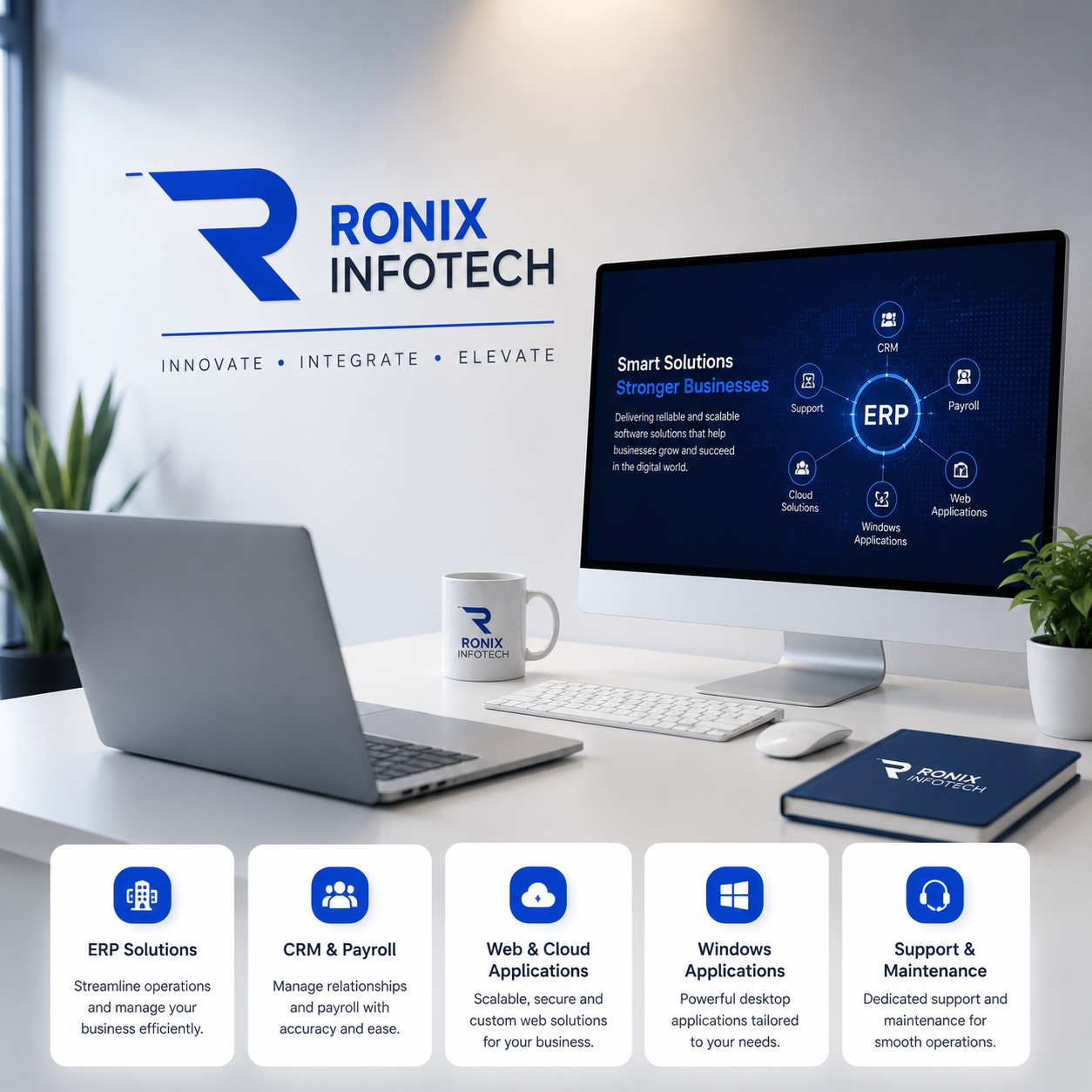 Ronix Infotech developer working on client solutions